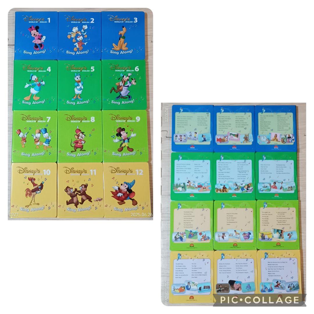 h*o様 91‐⑲DWE ディズニー英語システム シングアロングDVD1〜12巻
