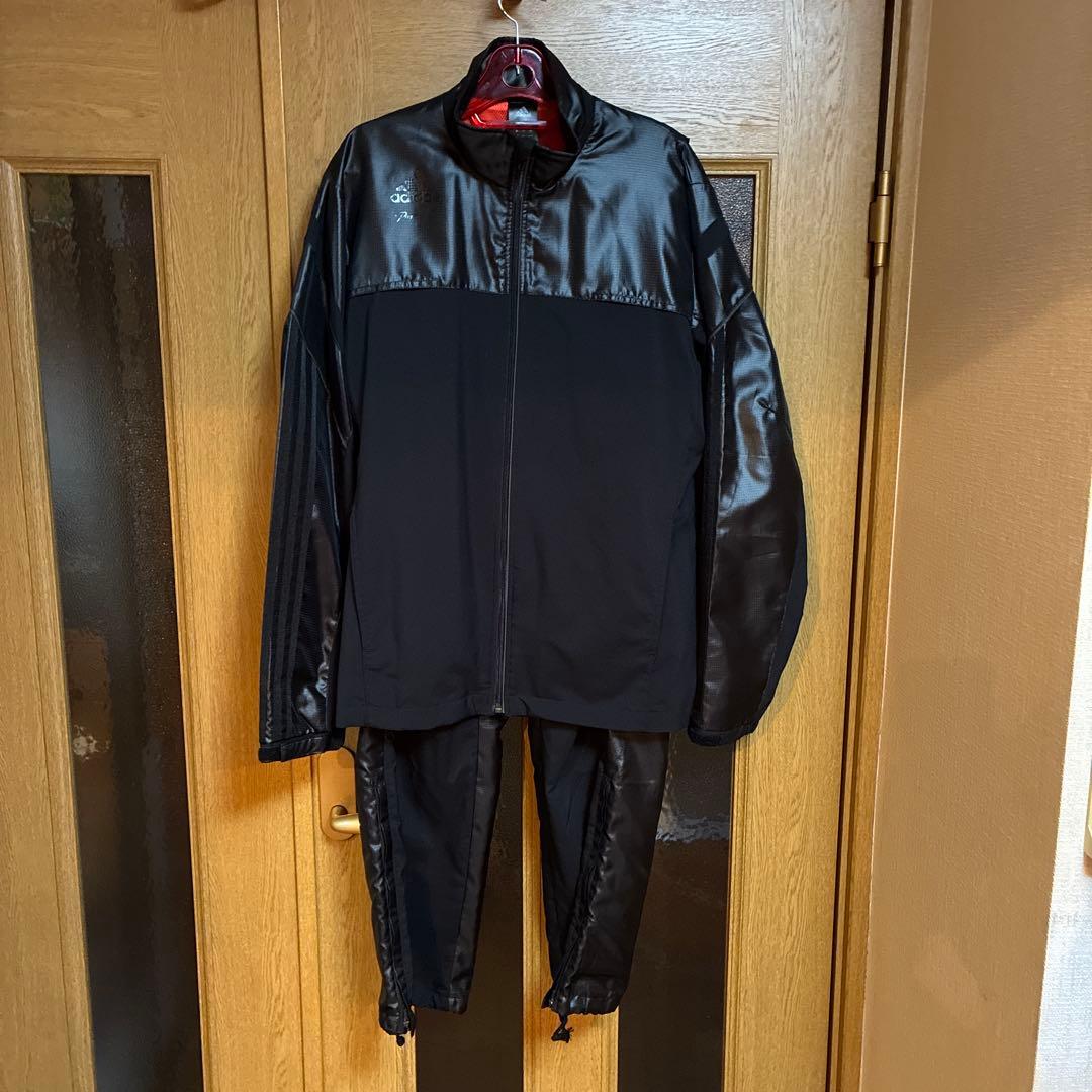 adidas プロフェッショナルセットアップブラックL