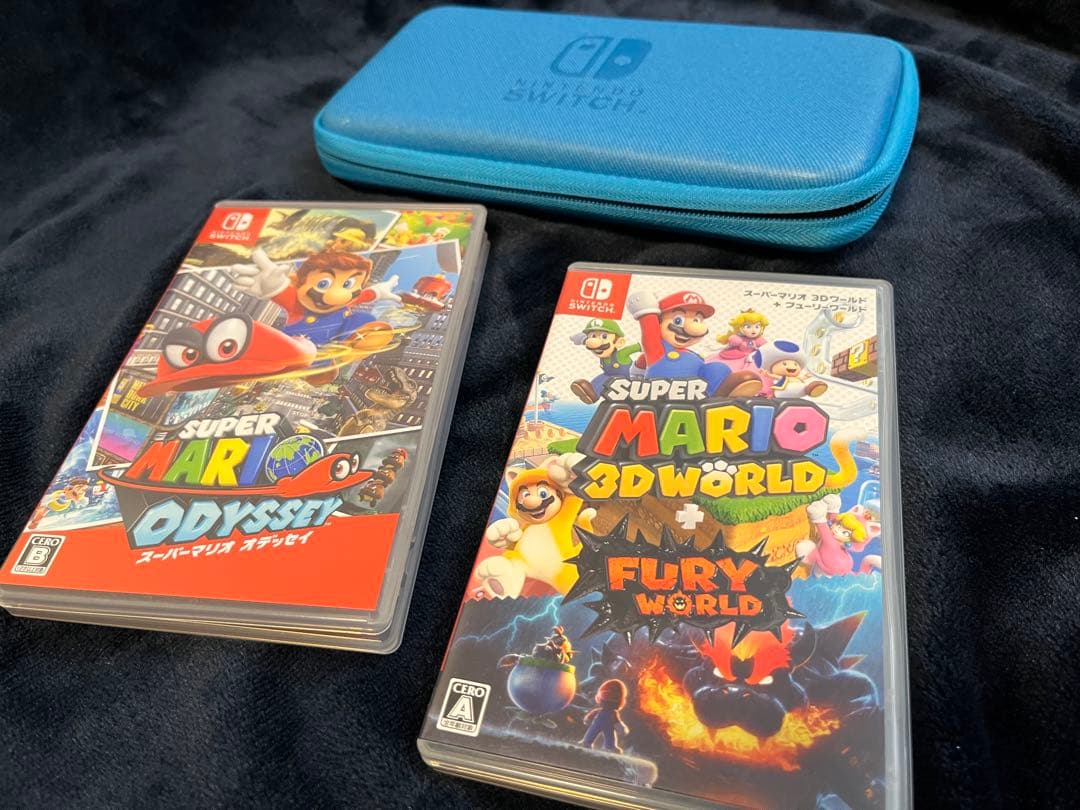 Nintendo Switch Lite ターコイズ 本体、ケース、カセット2本