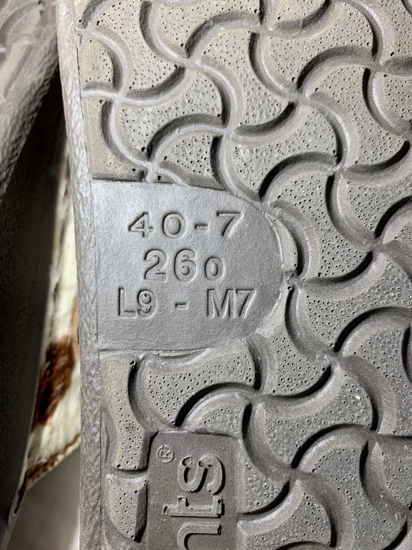 超希少 廃盤 ビルケンシュトック ビルキー ハラコ 牛柄 サンダル 26㎝