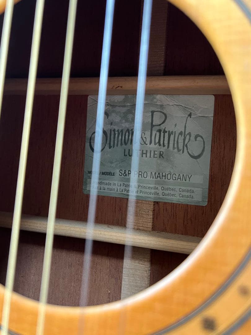 Godin製 Simon&Patrick pro mahogany カナダ製