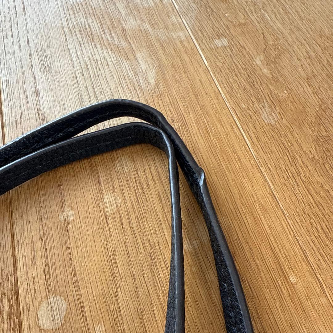 【MONOTOWN】トリーバーチ ブラックレザー トートバッグ