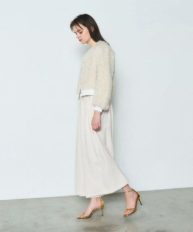 ダイアグラム　フェイクファーニット　タグ有　グレースコンチネンタル　ブルゾン