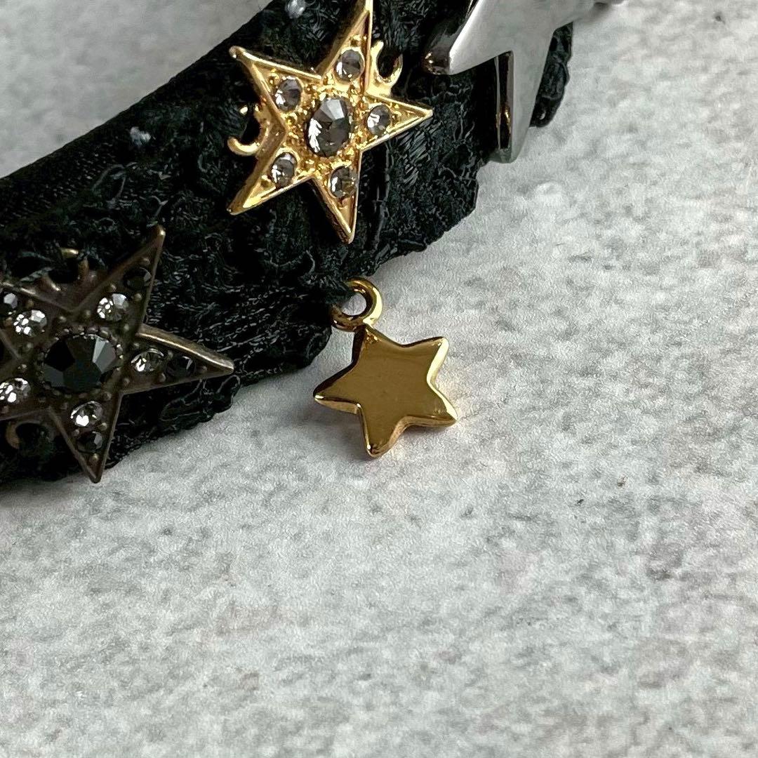 希少★ドルチェ＆ガッバーナ レース 星 カチューシャ ブラック レディース
