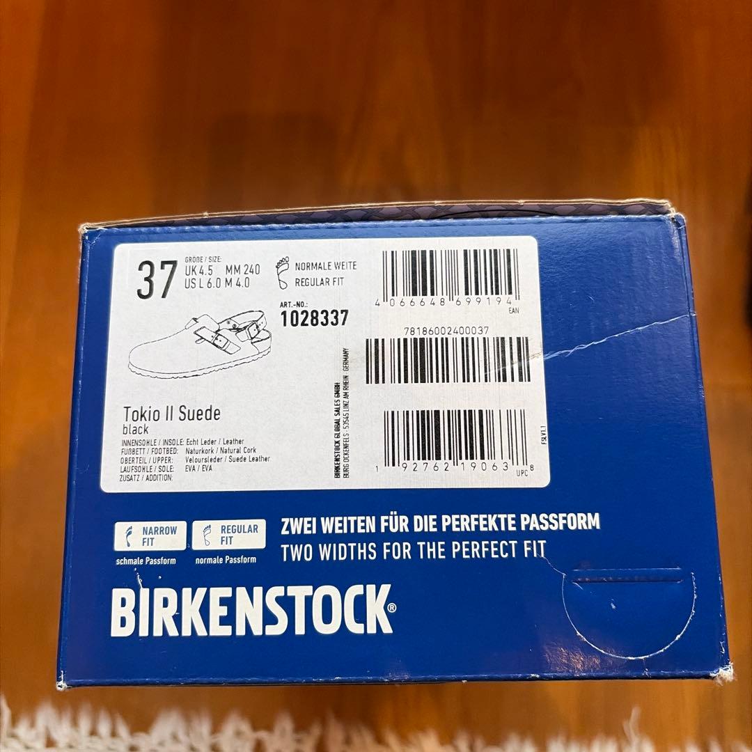 新品【ビルケンシュトック】TOKIO トキオ　37 （24.0）スエードブラック