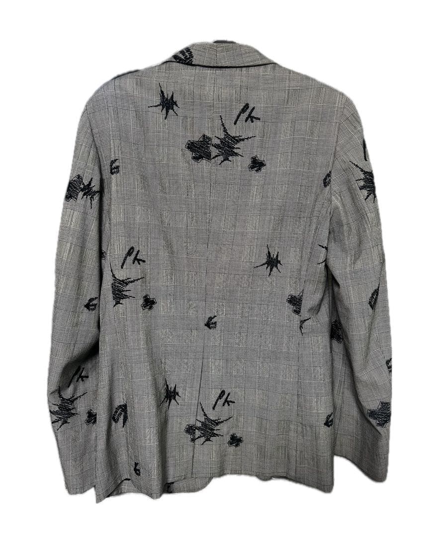 コムデギャルソン オムプリュス15ss セットアップ　鈴木ヒラク　刺繍