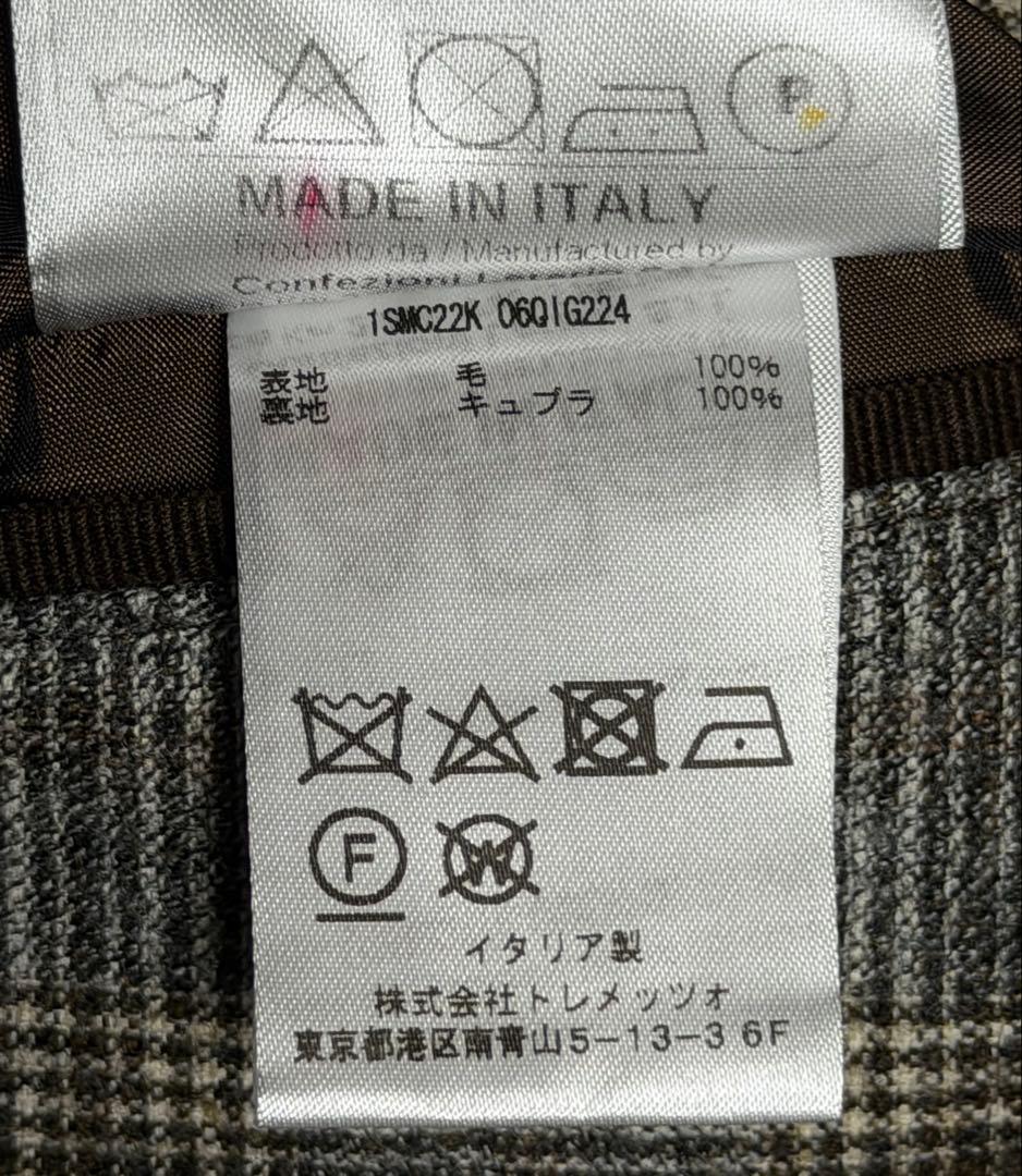 【美品】TAGLIATORE チェック柄ジャケット46(Mサイズ)イタリア製