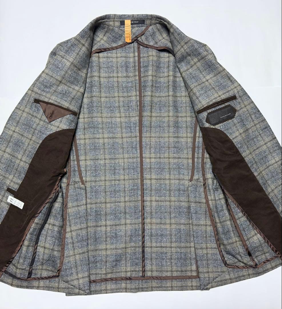 【美品】TAGLIATORE チェック柄ジャケット46(Mサイズ)イタリア製