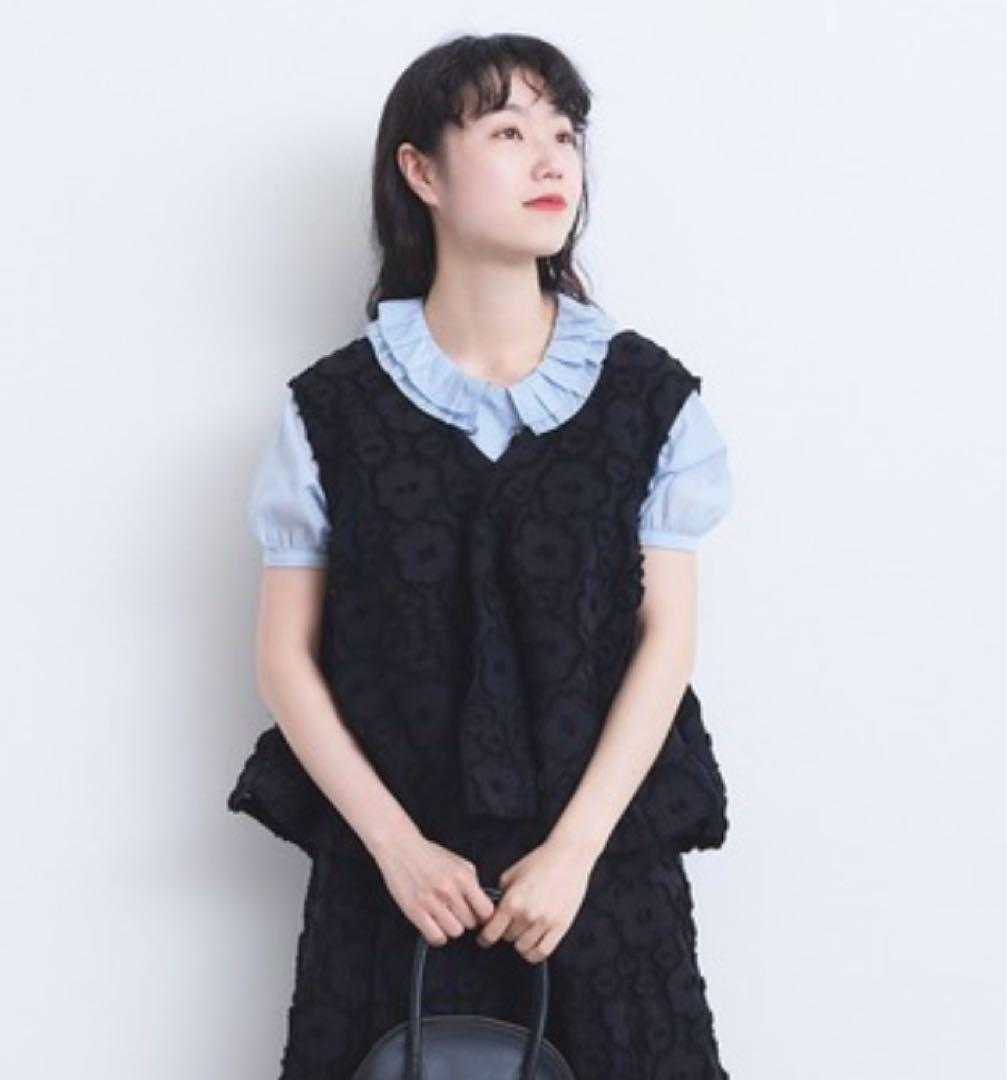 ゆっきbulle de savonジャガードベスト&モヘアベスト2点セット