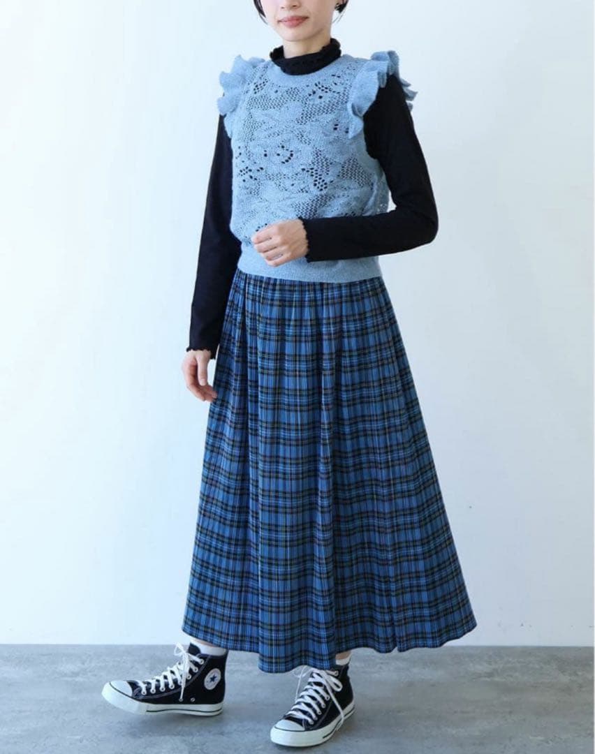 ゆっきbulle de savonジャガードベスト&モヘアベスト2点セット