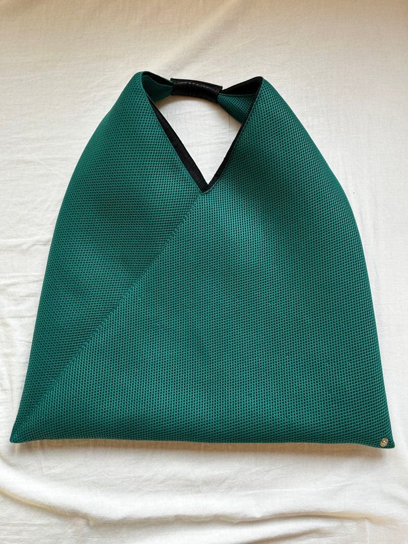 MM6 Maison Margielaメッシュジャパニーズトートバッグ グリーン