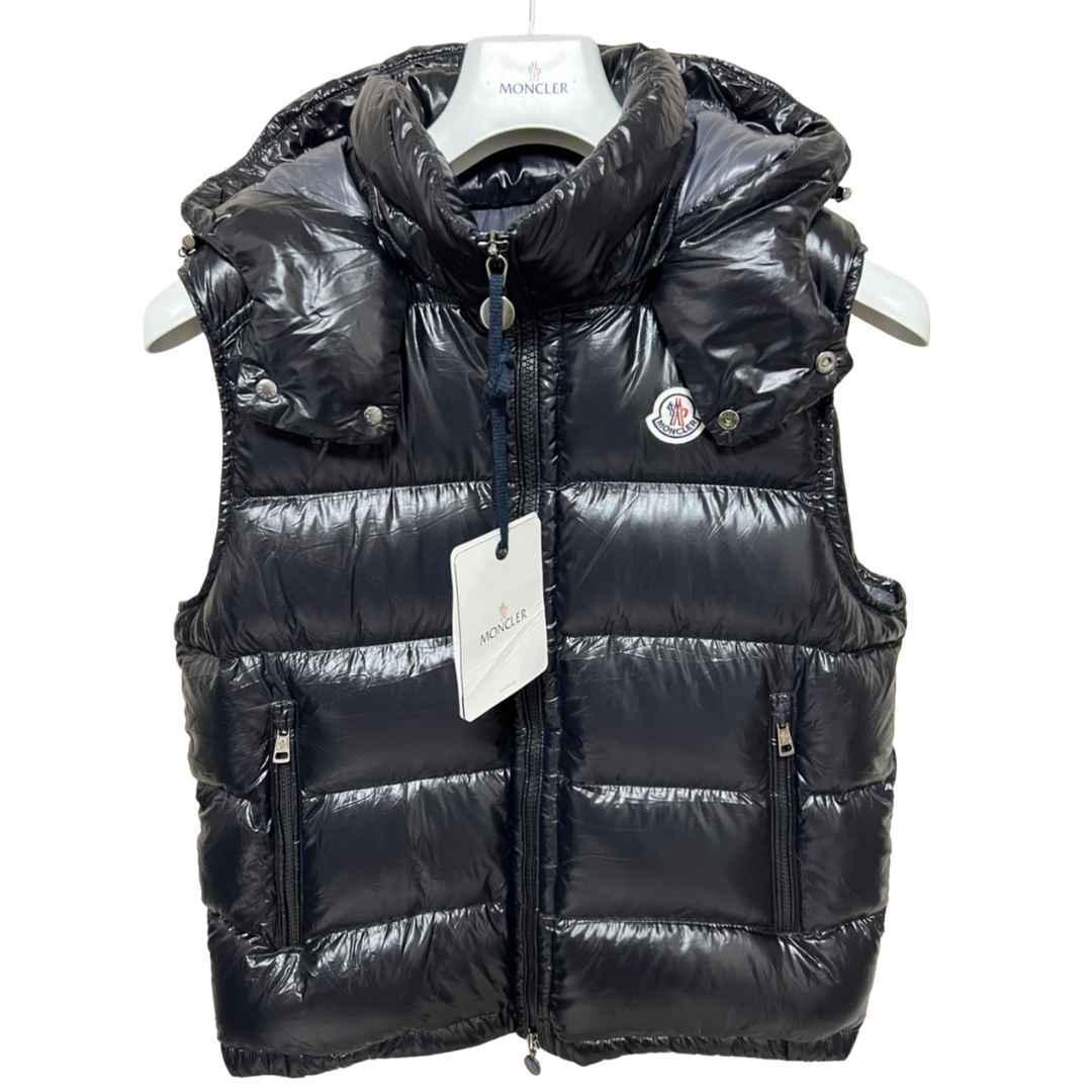 【新品未使用】MONCLER Bormes ダウンベスト　TG6　黒色　3XL