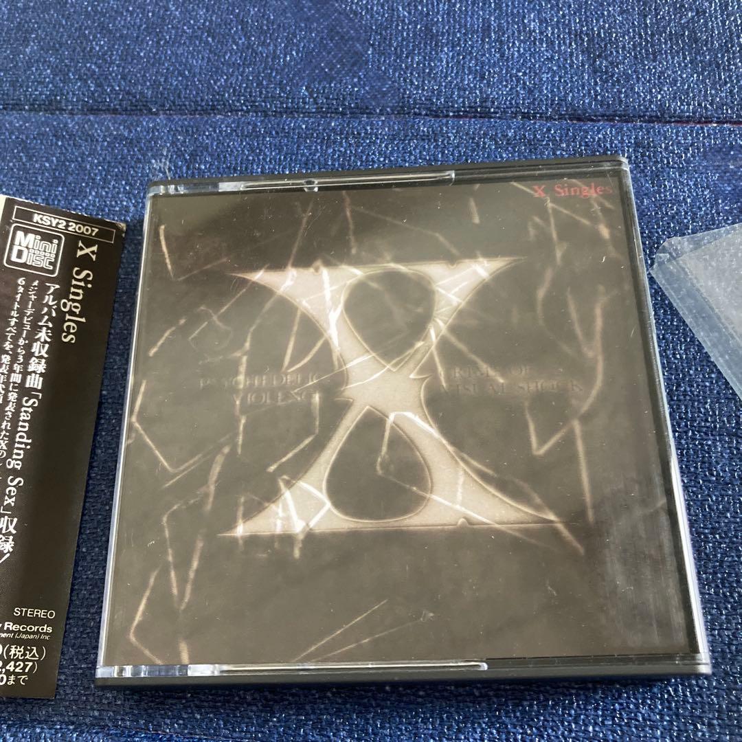 X エックス　x japan シングルズ　ミニディスク プロモ盤　ベスト