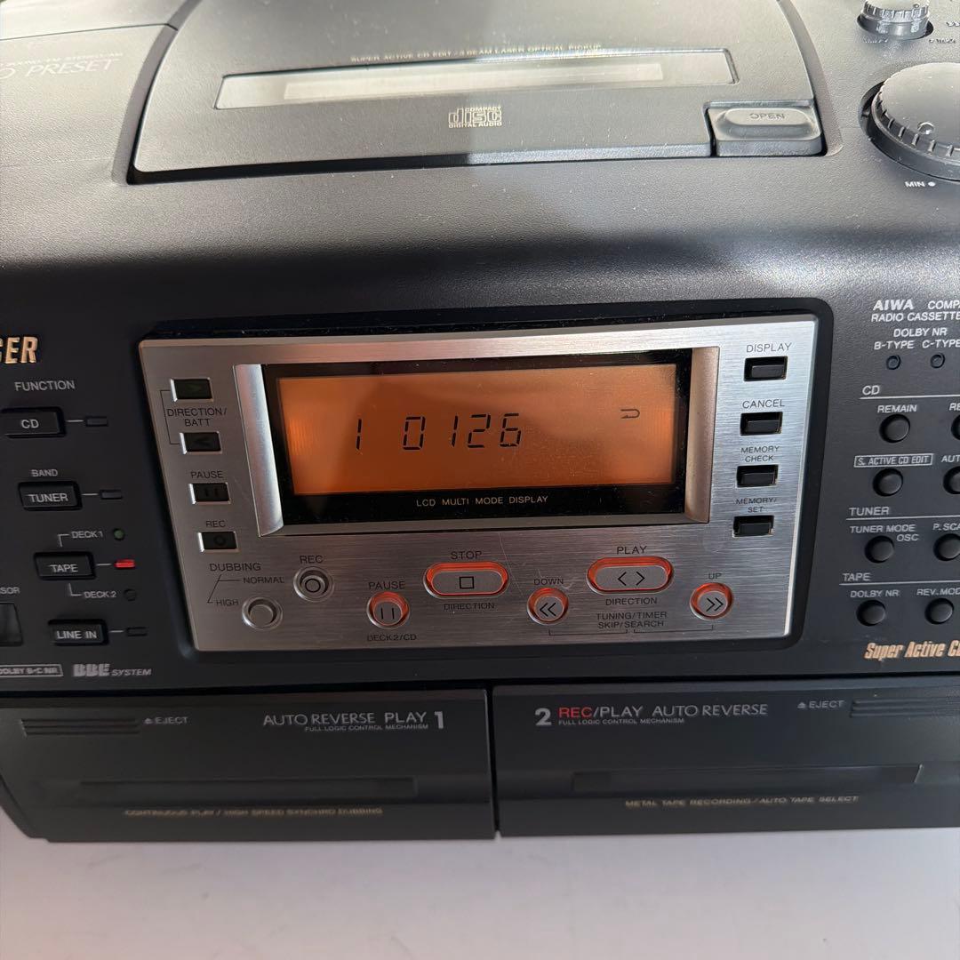 aiwa STRASSER CDラジカセ CSD-SR8 個人メンテナンス品