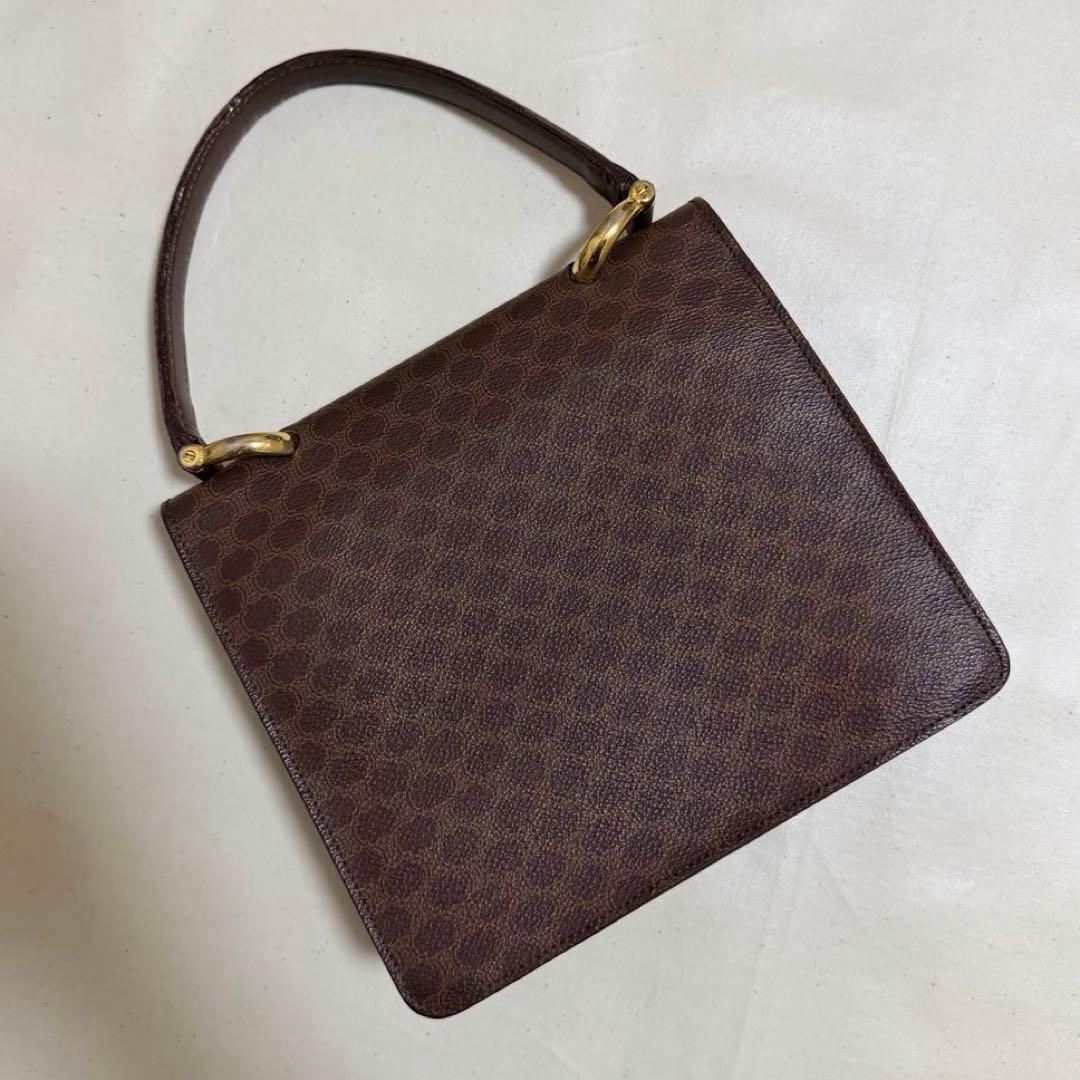 CELINE オールドセリーヌ ダブルフラップ マカダム柄 ヴィンテージF/10