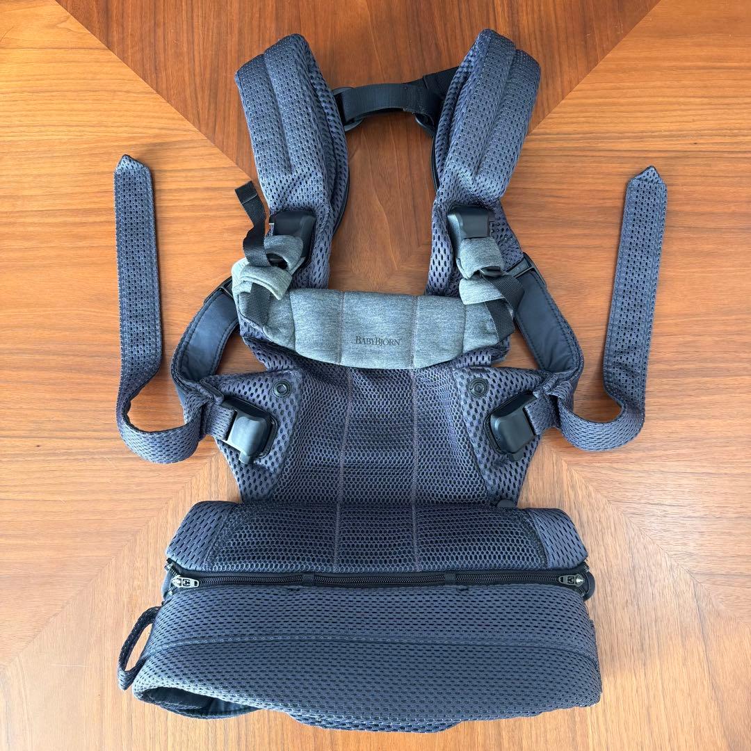 美品 ベビービョルン HARMONY 抱っこ紐 ベビーキャリア アンスラサイト