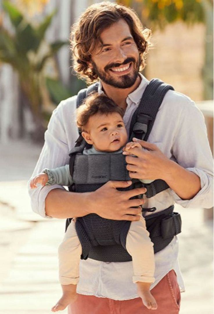 美品 ベビービョルン HARMONY 抱っこ紐 ベビーキャリア アンスラサイト