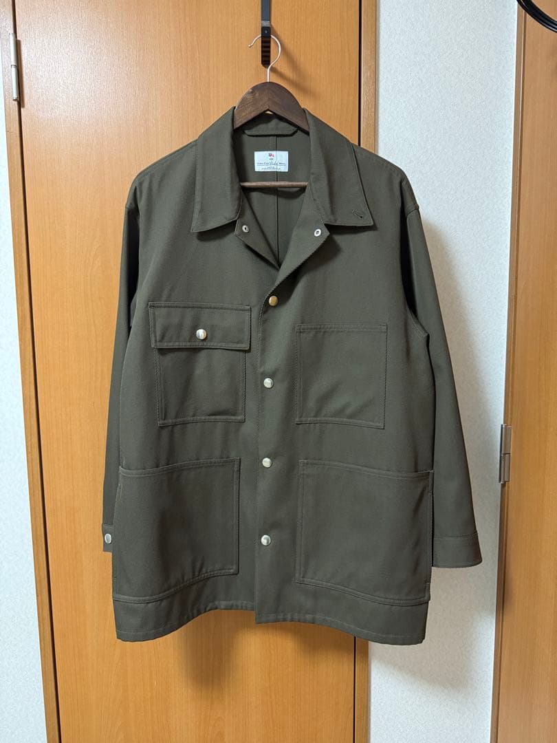 MBハイエンド尾州ウールカバーオール カーキ サイズM