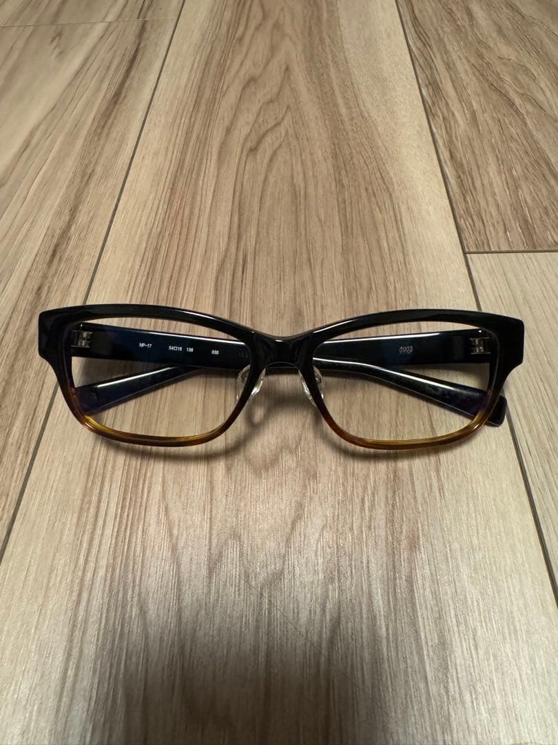 999.9 フォーナインズ NP-17 メガネ ブラックxデミ ツートン 値下げ