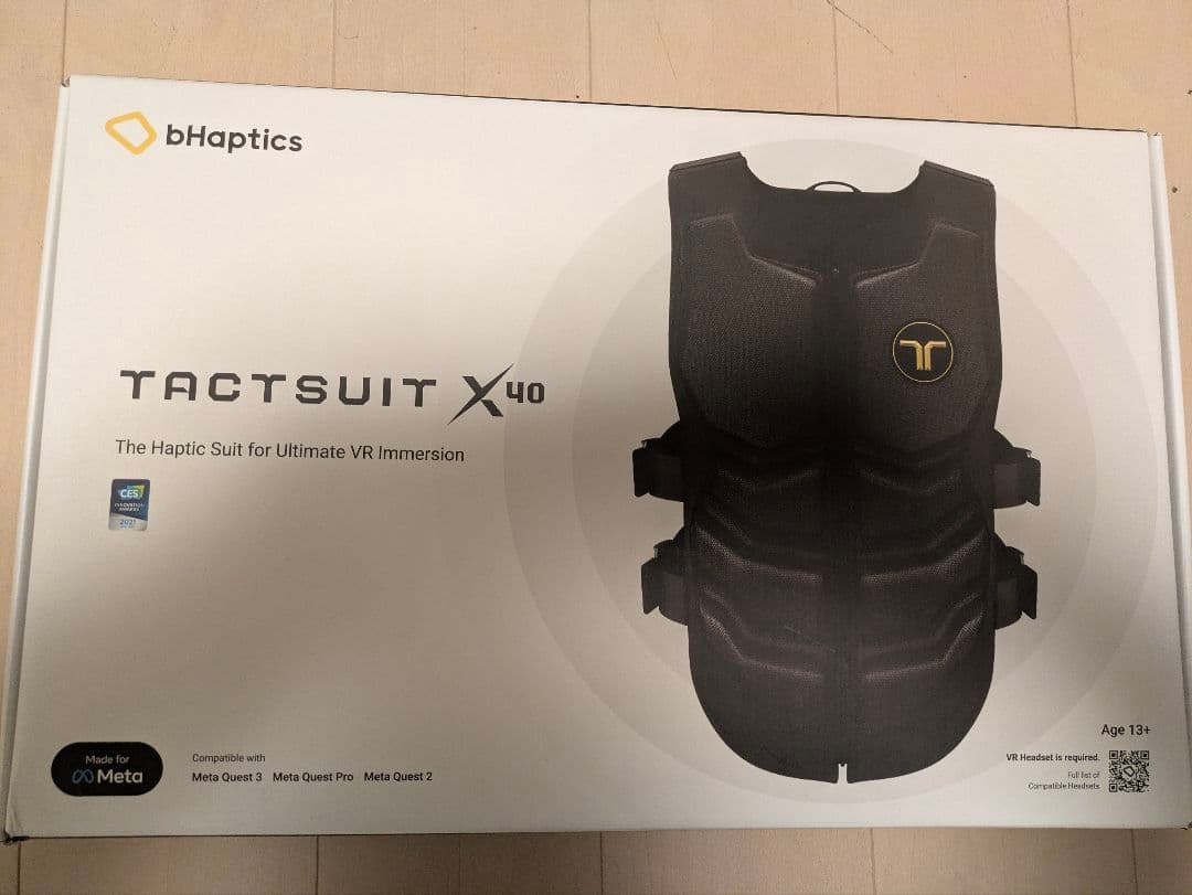 bhaptics tactsuit X40＋Tactosy for arms