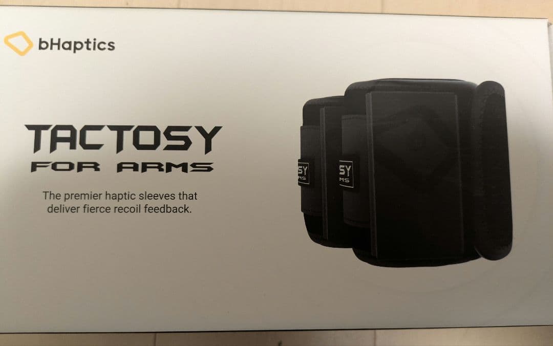bhaptics tactsuit X40＋Tactosy for arms