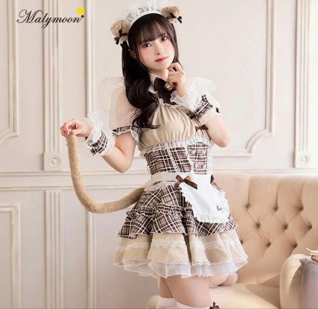Malymoon/マリームーン ロイヤルチェックキティメイド【13日まで】