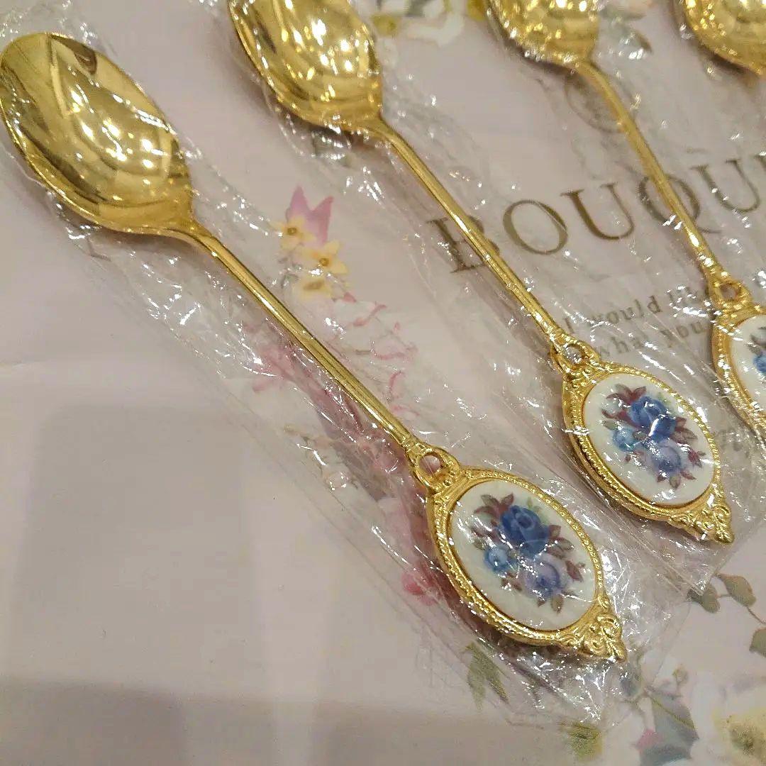 ロイヤルアルバート ムーンライトローズ スプーン 5本 未使用品