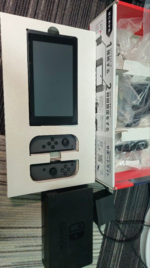 Nintendo Switch 本体 バッテリー強化モデル グレー