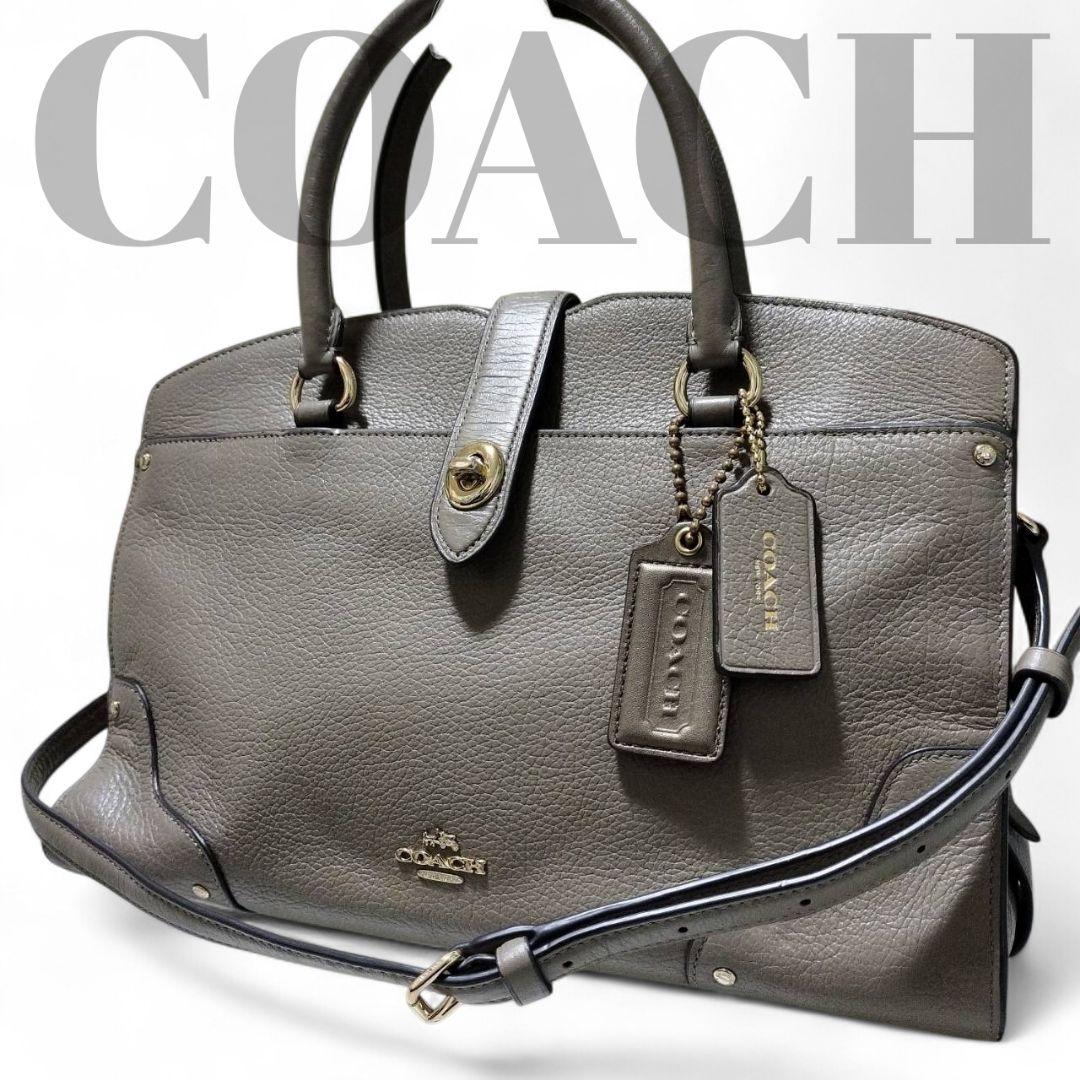 【極美品】 COACH マーサー サッチェル ショルダーバック 2way