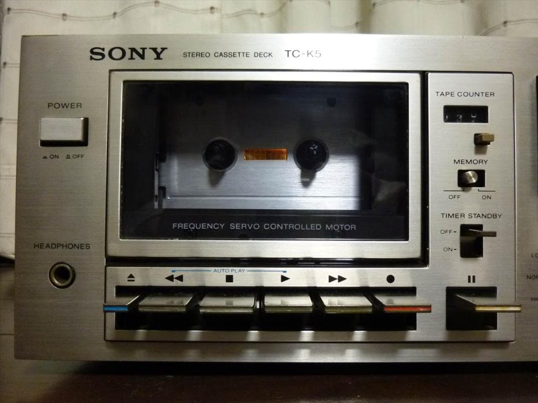 SONY ソニー カセットデッキ TC-K5修理済 全機能動作 ほぼ美品