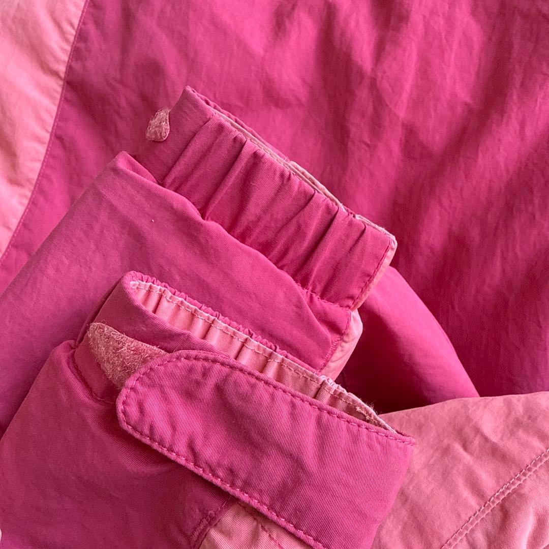 mont-bell 子ども用スキーウェア 上下セット　ピンク/グレー　140㎝