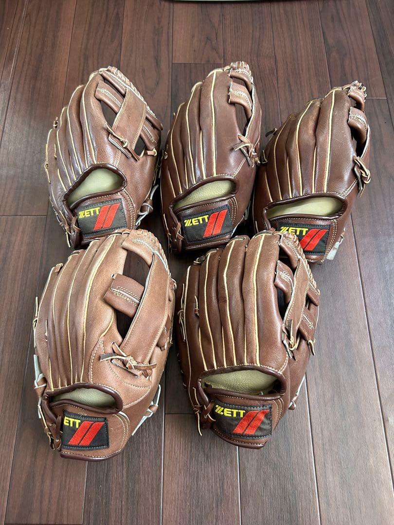 ZETT 軟式野球グローブ 5個セット
