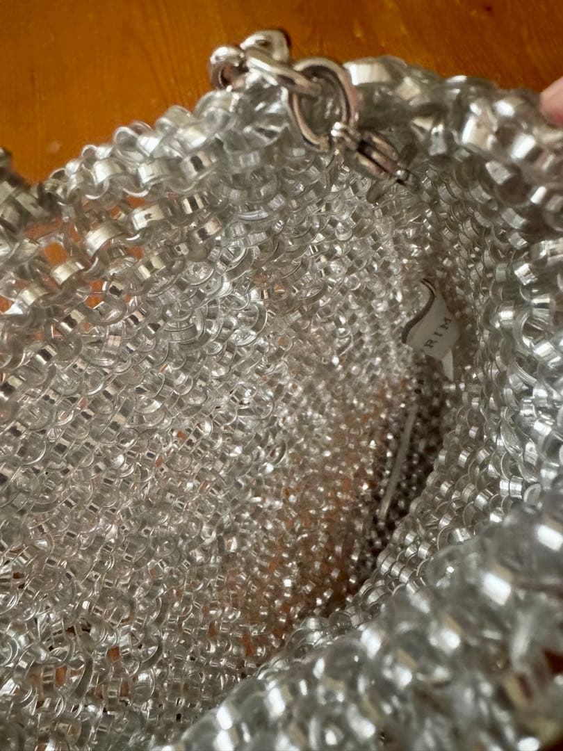 アンテプリマ　ワイヤーバッグ　シルバー