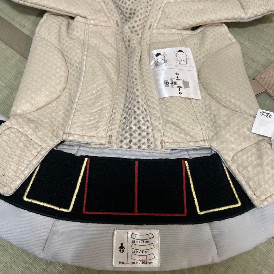【美品✨】エルゴ 抱っこ紐 オムニブリーズ Ergobaby サンドベージュ