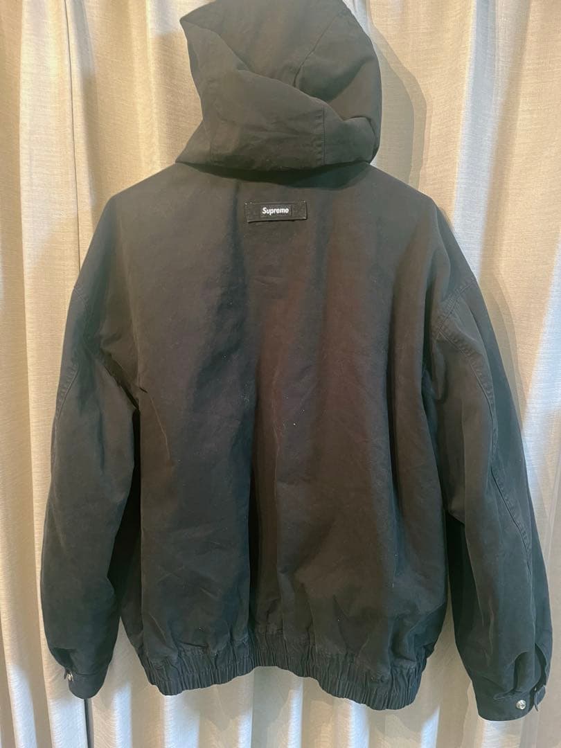 ジャケット・アウター supreme Leather Collar Utility Jacket