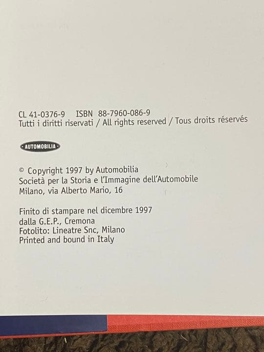 輸入本 FERRARI FORMULA1 1997 フェラーリ フォーミュラ