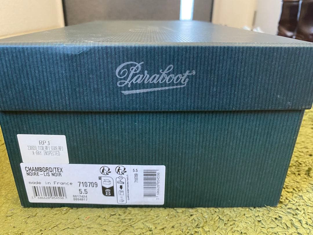 靴 Paraboot / CHAMBORD / NOIR / 5.5F