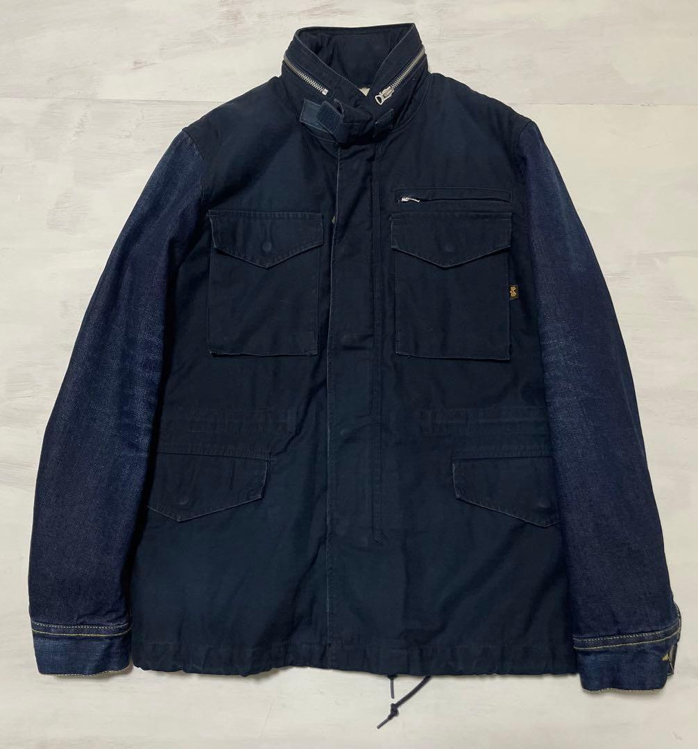 ALPHA LEE STORM RIDER M-65 デニム ジャケット