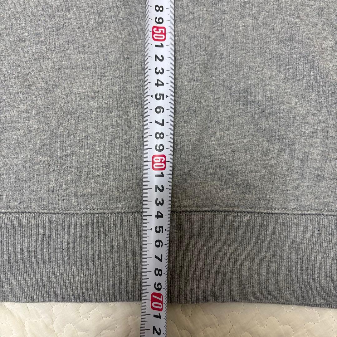 MAISON KITSUNÉ グレー クルーネック トレーナー メゾンキツネ Ｌ