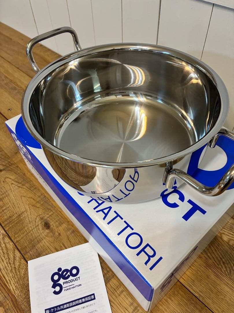新品 geo PRODUCT 両手鍋 22cm GEO-22T 両手ハンドル