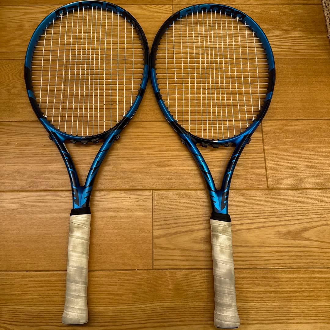 テニスラケット　ピュアドライブ 300g クリップ2 2本セット