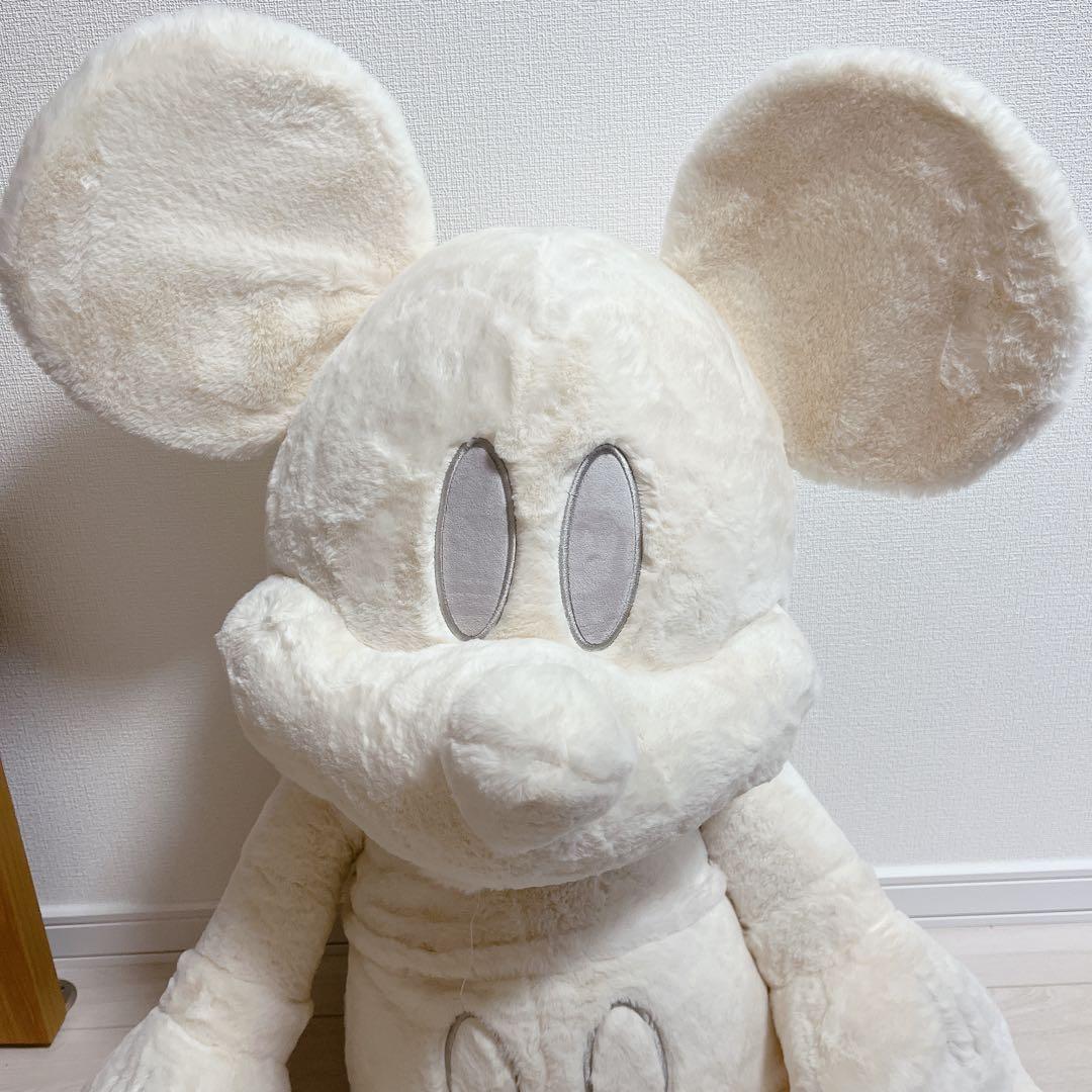 コストコ　100㎝　ホワイトミッキーマウス ぬいぐるみ　ディズニー　BIG