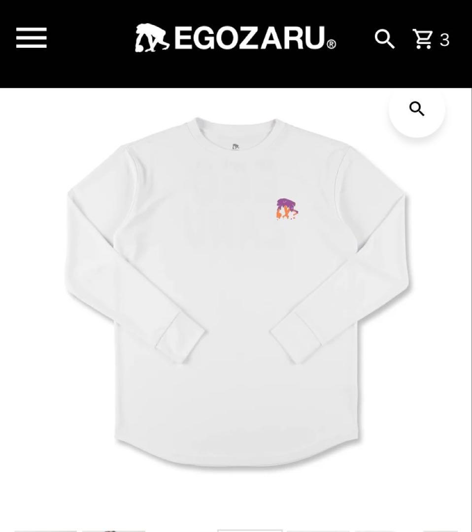 EGOZARU 長袖シャツ ホワイト