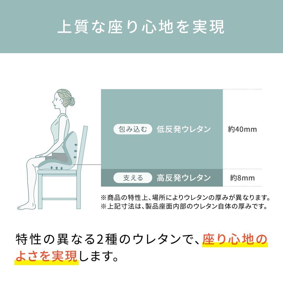 MTG 骨盤矯正クッション 黒　スタイルプレミアム