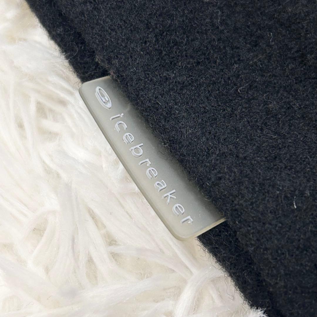 icebreaker アイスブレイカー メリノウール ベスト ブラック M 防寒