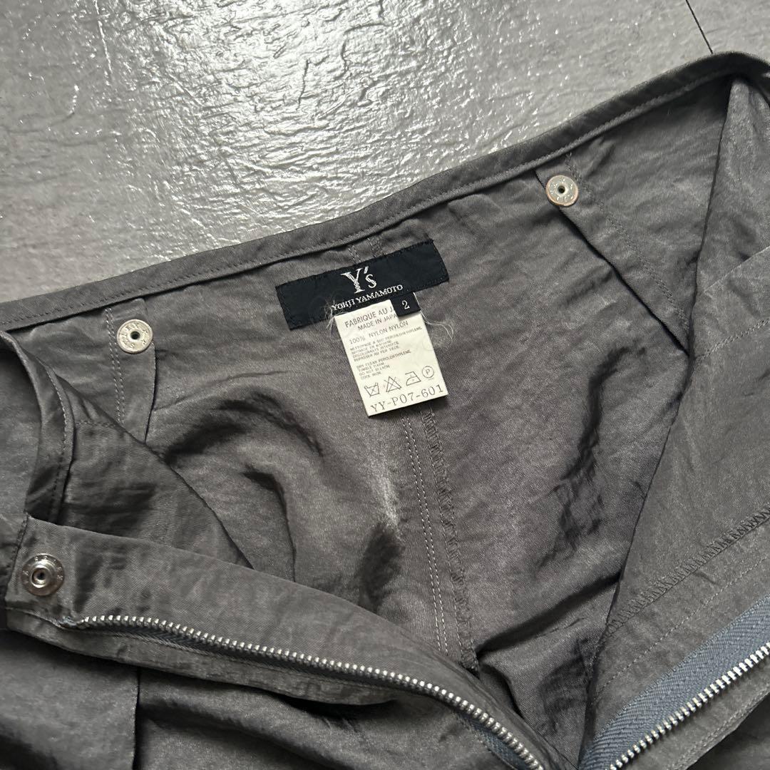 Y'sワイズYOHJI YAMAMOTOナイロンバギーパンツヨウジヤマモト