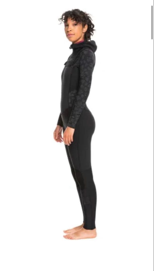 ROXY フード付 セミドライ ウェットスーツ