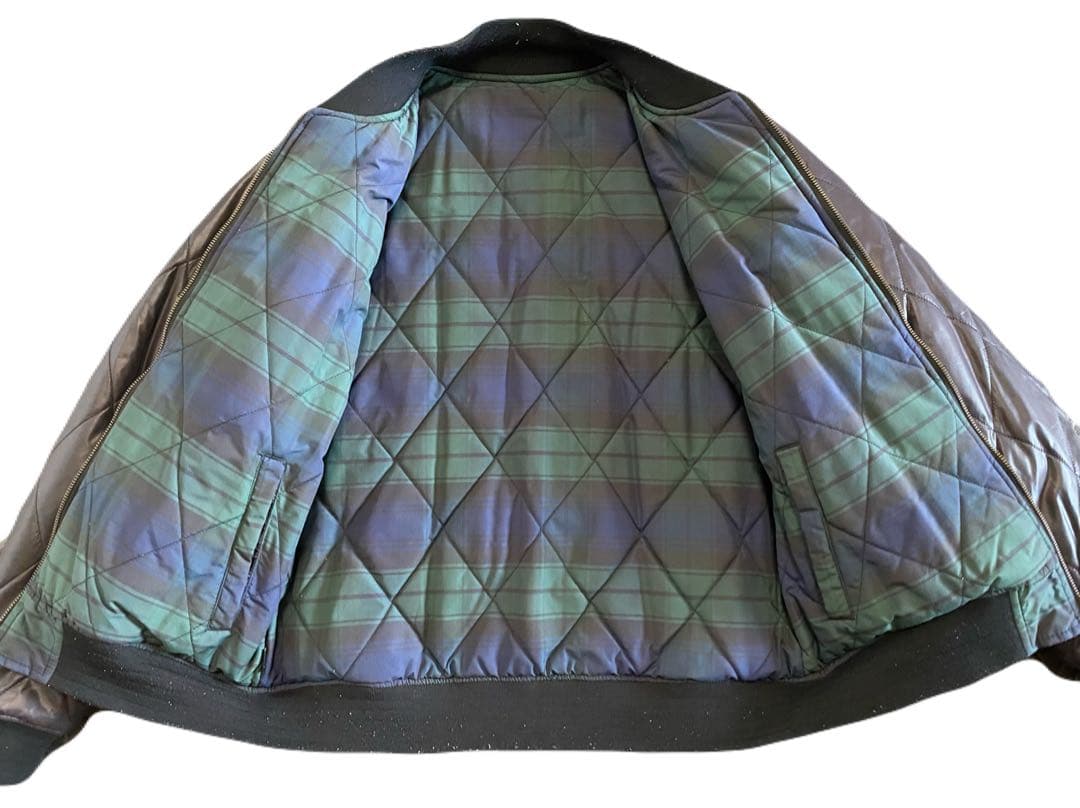 stussyキルティングボンバージャケット リバーシブル