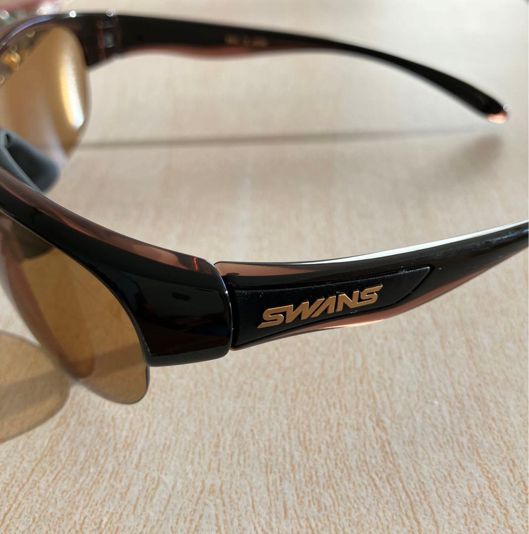 SWANS LUNA スポーツサングラス ブラウンレンズ