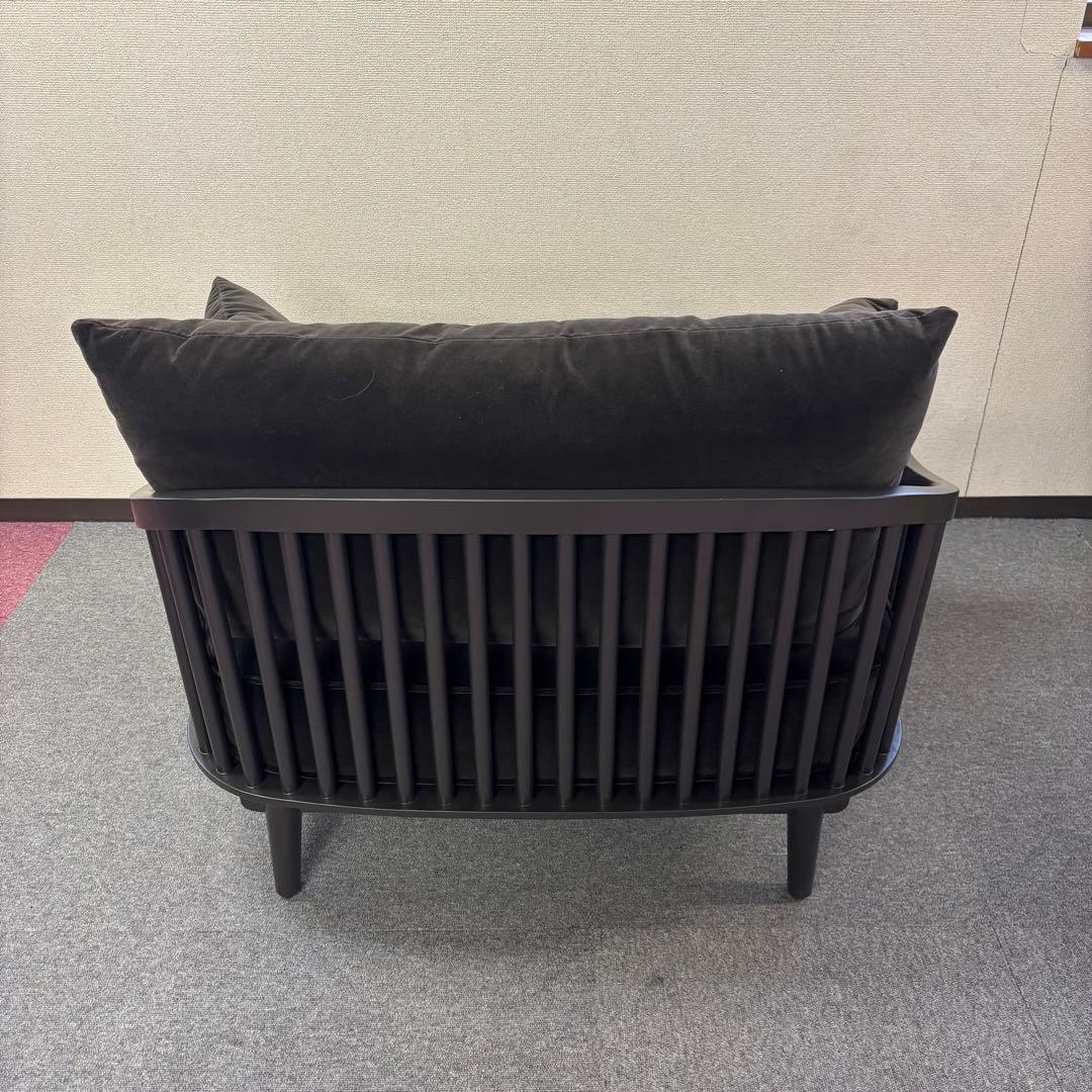 【女性オーナー】GART ガルト　ダークグレー 1人掛けソファ